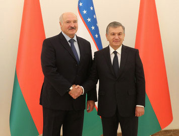 Александр Лукашенко и Шавкат Мирзиеев