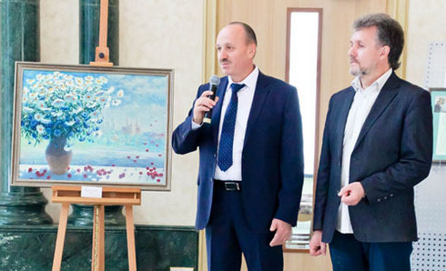 Чарговая выстава Эдуарда Мацюшонка адкрылася ў Беларусбанку