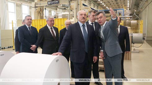 Рабочая поездка Президента в Шкловский район